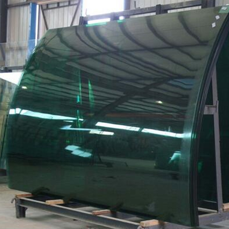 Super large Curved Steel Glass