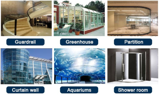 Super large Curved Steel Glass Super large Curved Steel Glass