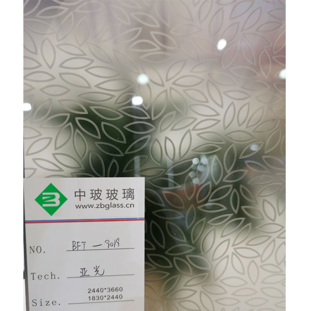 Acid Etched Glass