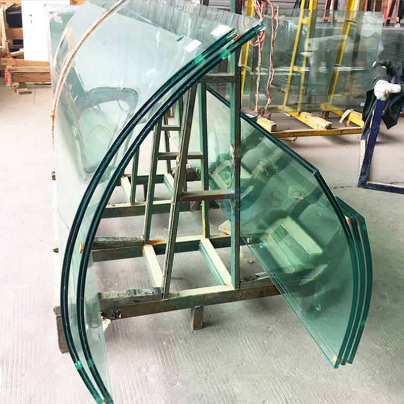 Super large Curved Steel Glass