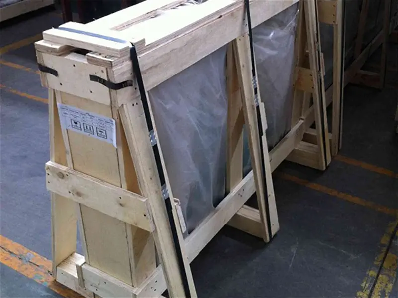 Wooden Box Packaging with Support