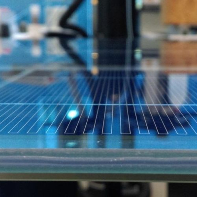 Solar panel glass